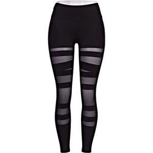 Black mesh Pop fit leggings